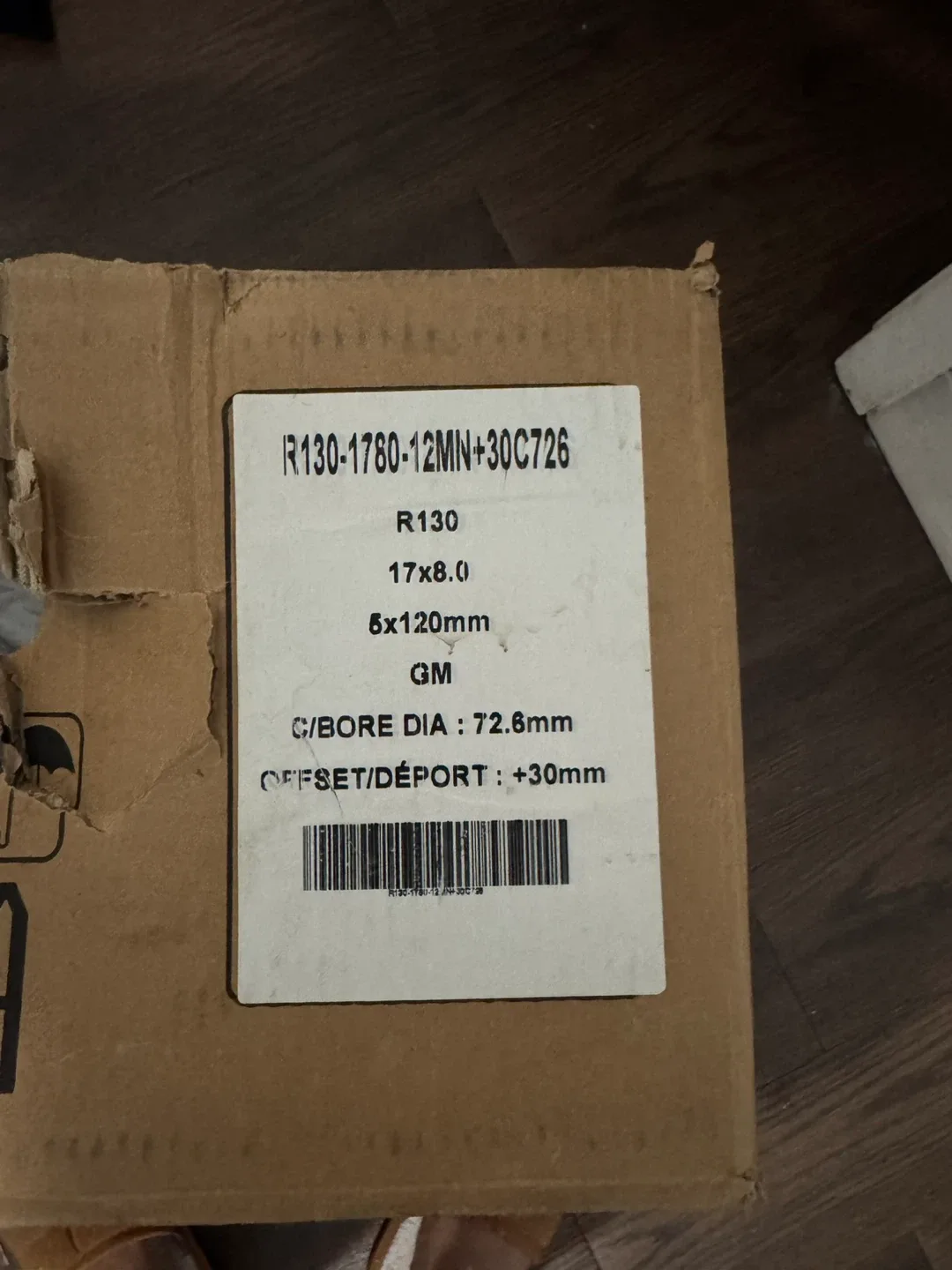 1 Fastco R130 17" Rim - New in Box image indicator(2)