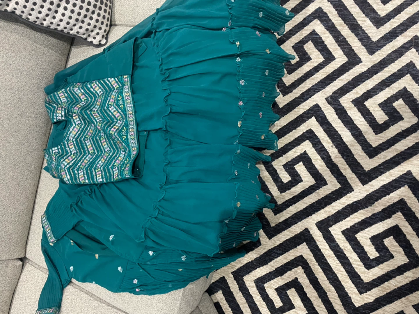 Teal Indian Outfit - Size 30 - photo 3