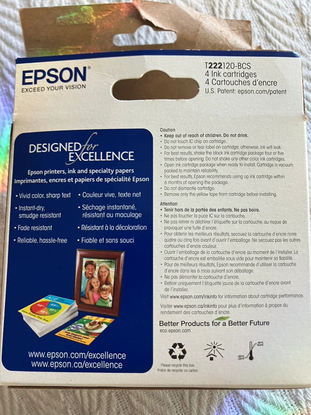 Epson 222 Ink Cartridges - 4 Pack - photo 2