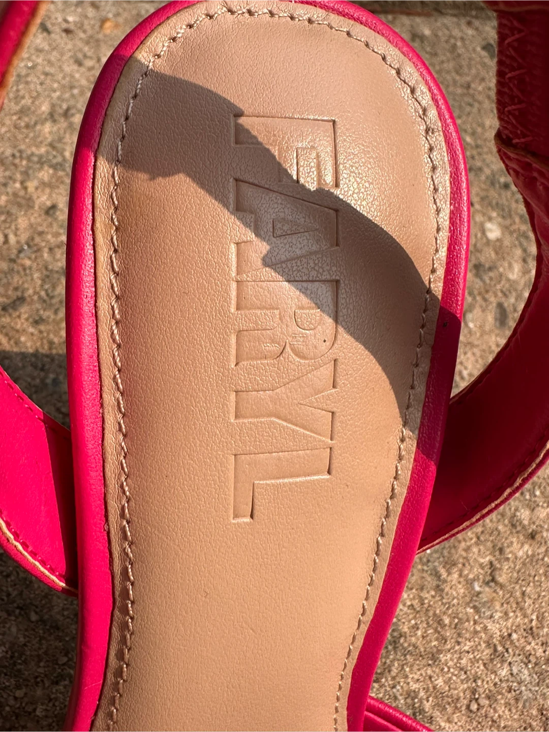 FARYL by Farylrobin Pink Slingback Heels - Size 6