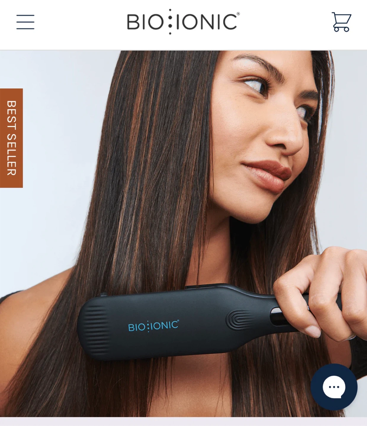 AUTHENTIC BIO IONIC OnePass Flat Iron Straightener. New in Box