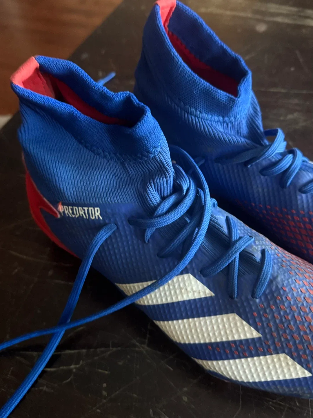 Adidas Predator Soccer Cleats - Blue & Red image indicator(3)