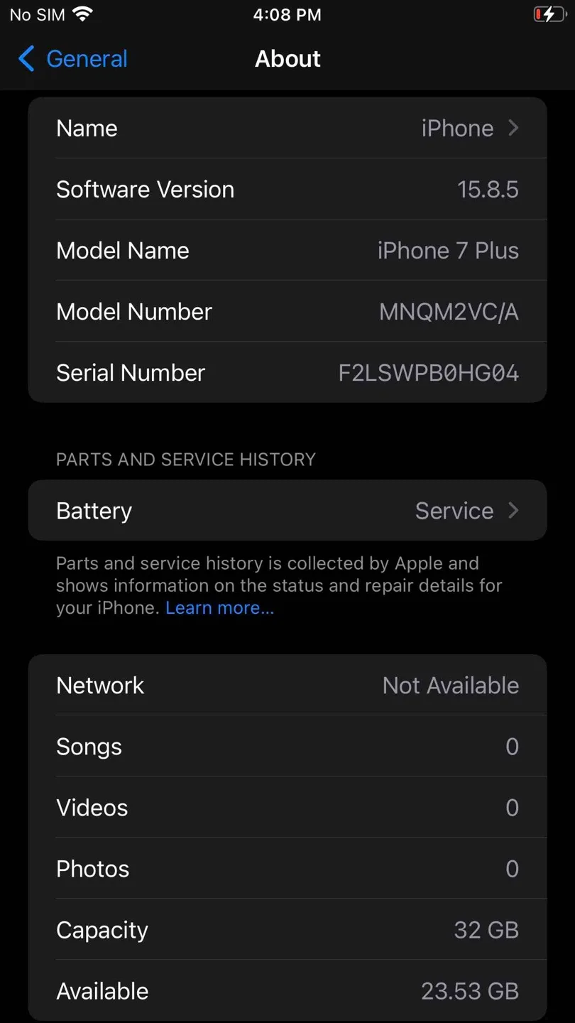 iPhone 7 Plus 32GB Black image indicator(4)
