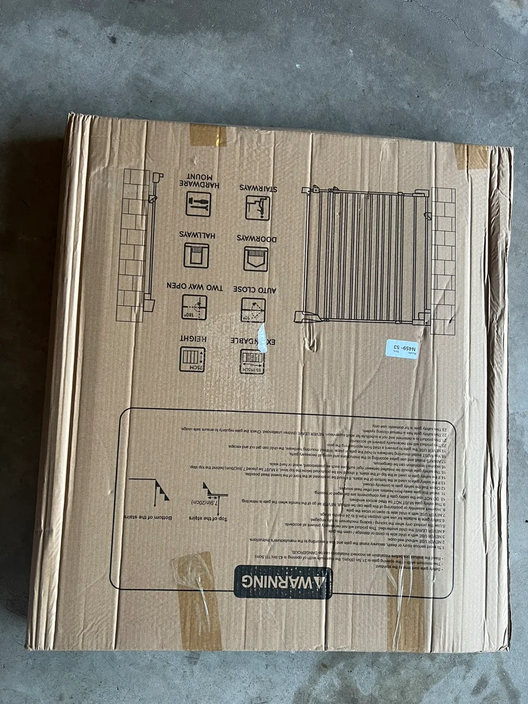 Safety Gate Fits 80-111.5cm Wide image indicator(3)