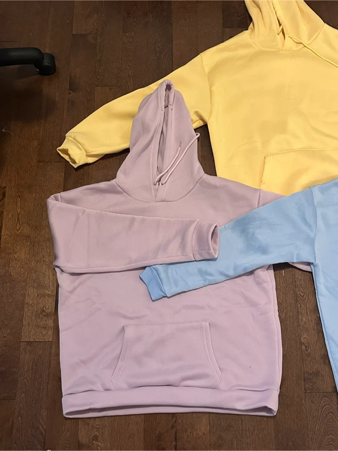Assorted Hoodies - Blue, Yellow, Pink image indicator(2)