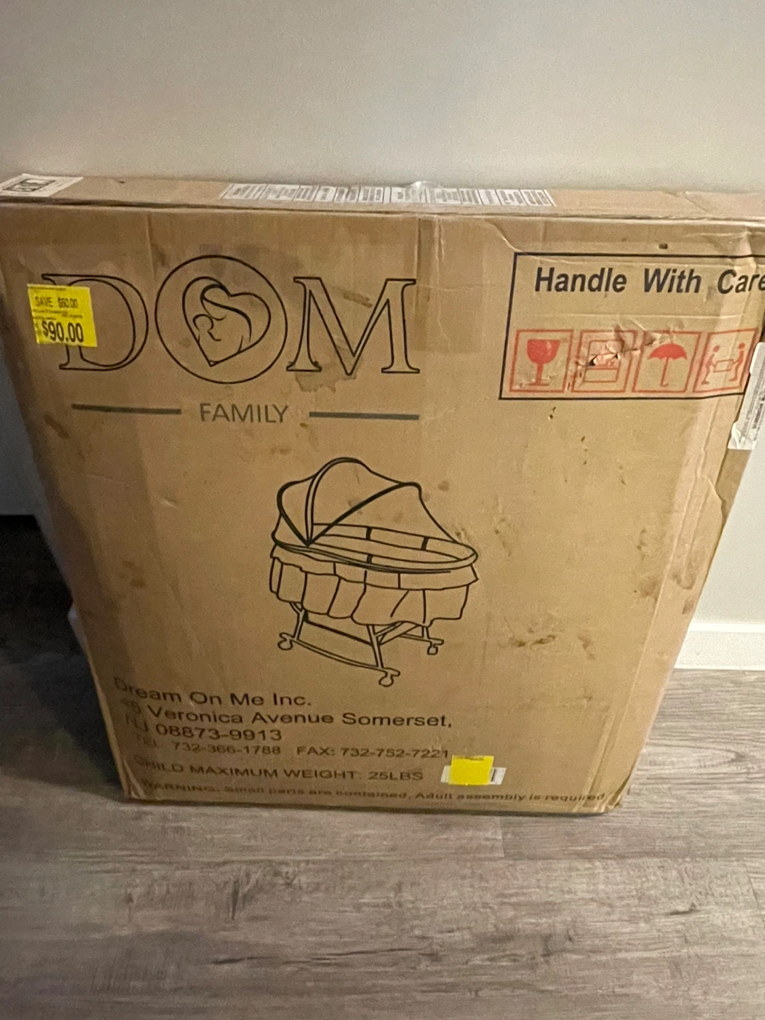 Dream on me Lacy Portable 2 in 1 Bassinet and Cradle - photo 2