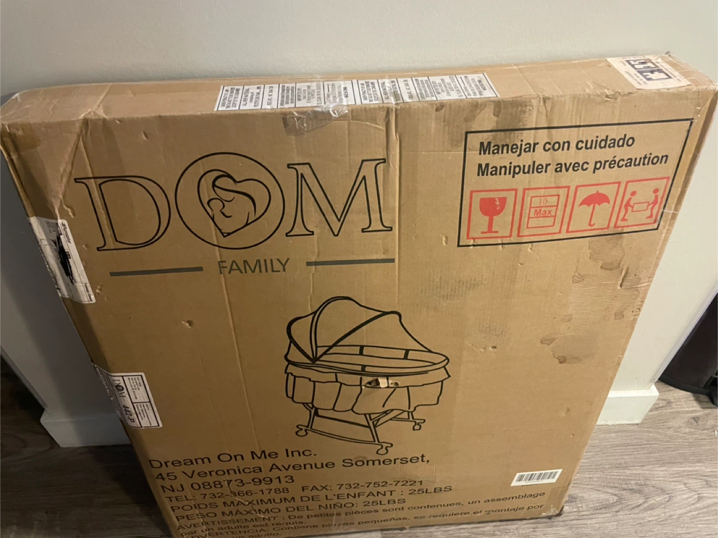 Dream on me Lacy Portable 2 in 1 Bassinet and Cradle