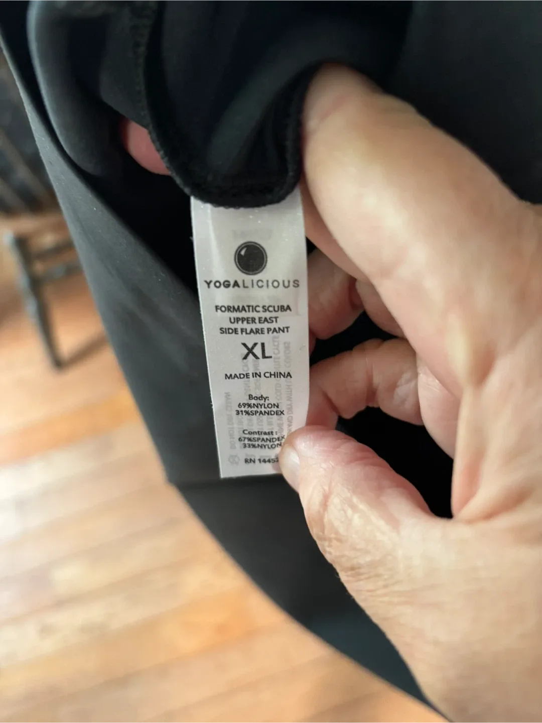 Yogalicious Formatic Scuba Upper East Side Flare Pant XL image indicator(4)