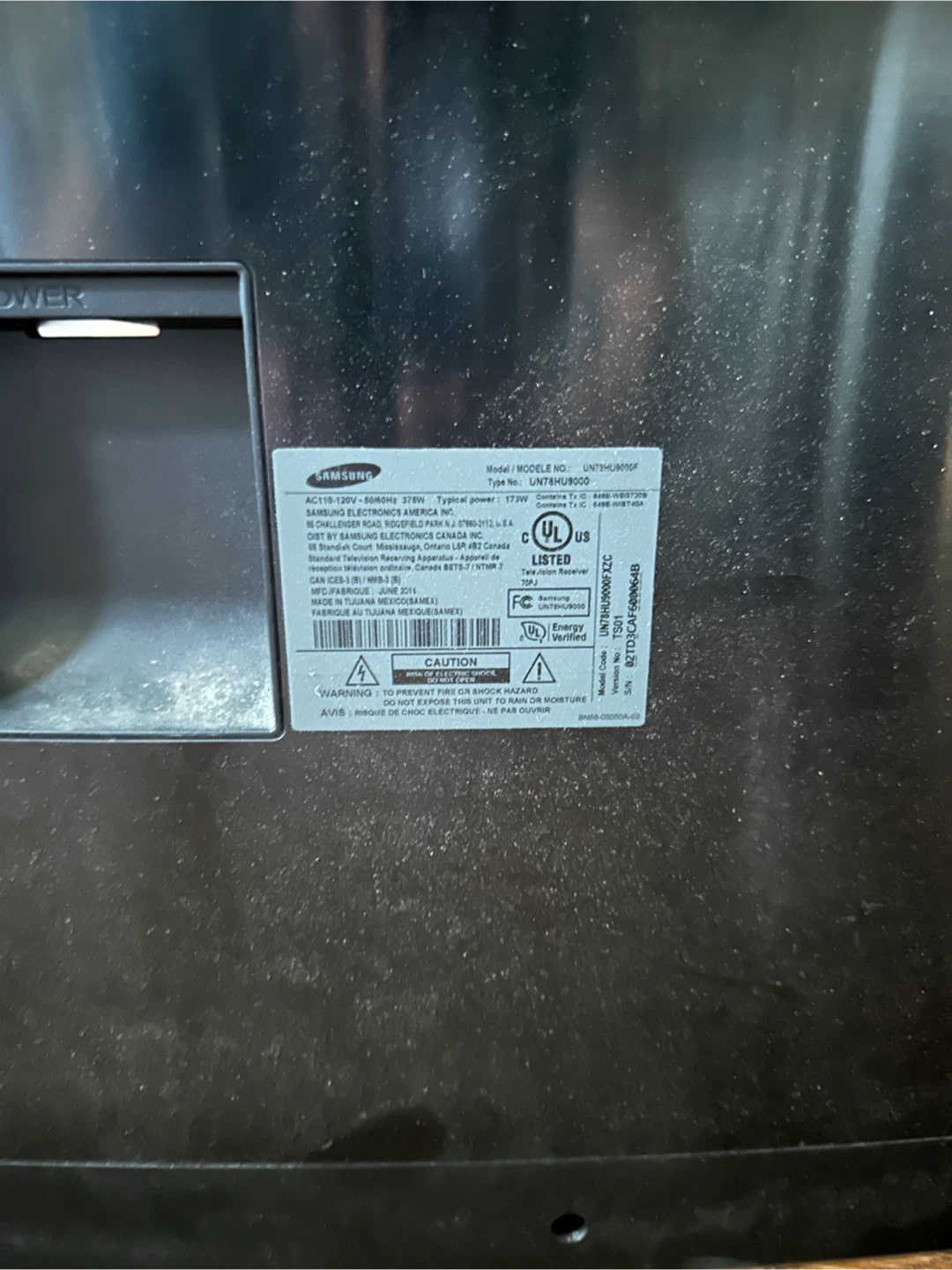 Samsung UN78HU9000 78" Curved TV - photo 3