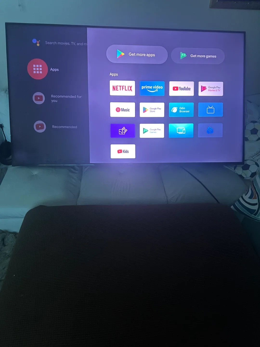 65” Hisense android Tv image indicator(2)