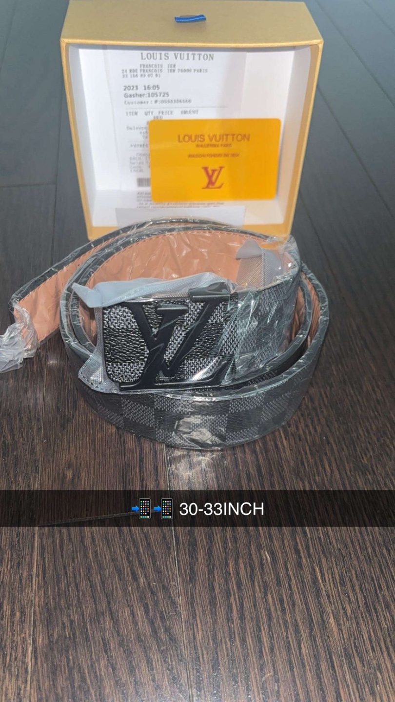 Louis Vuitton Belt Size 30-33 Inch - photo 2