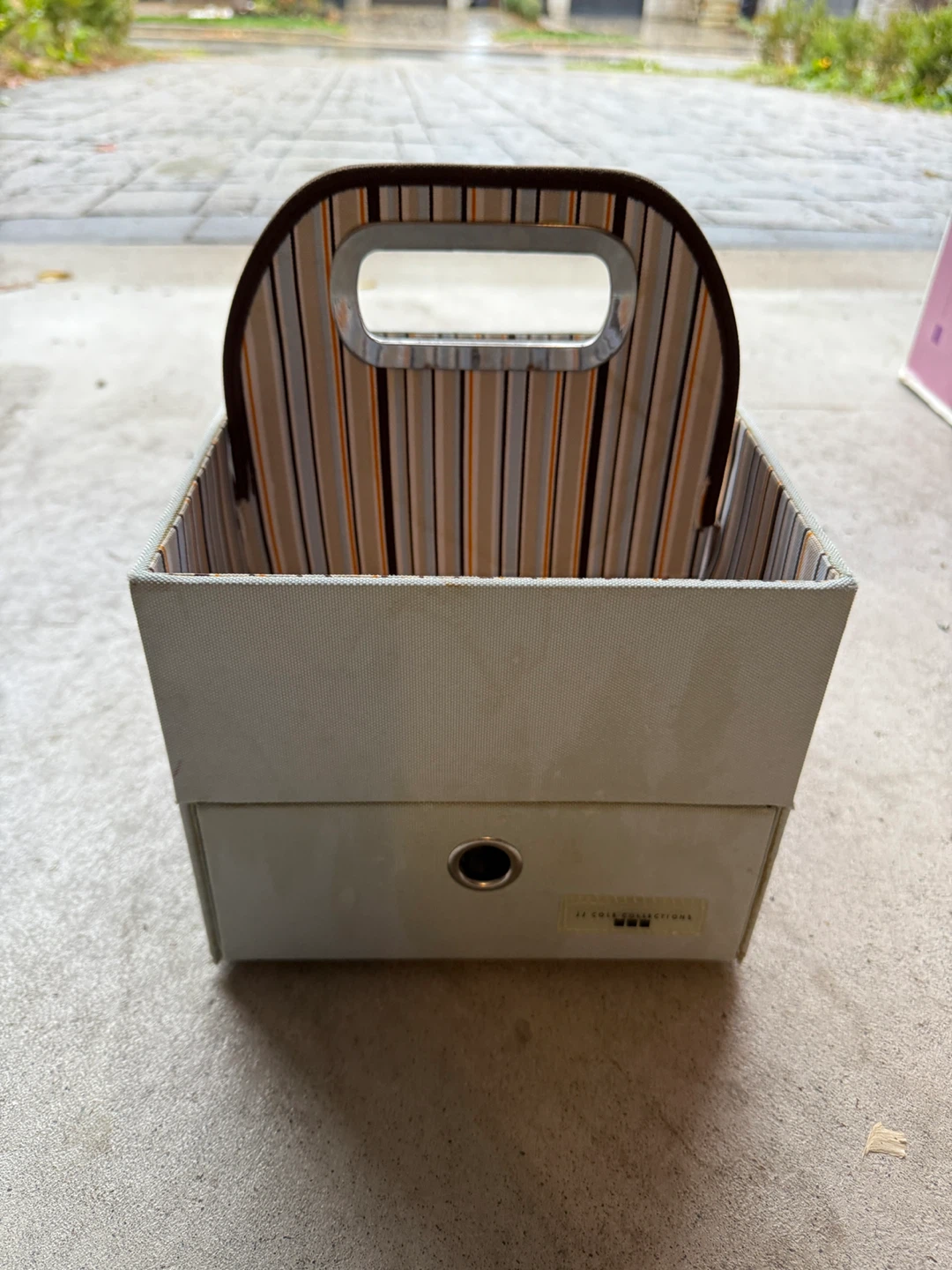 Two Tier Storage Box with Handle