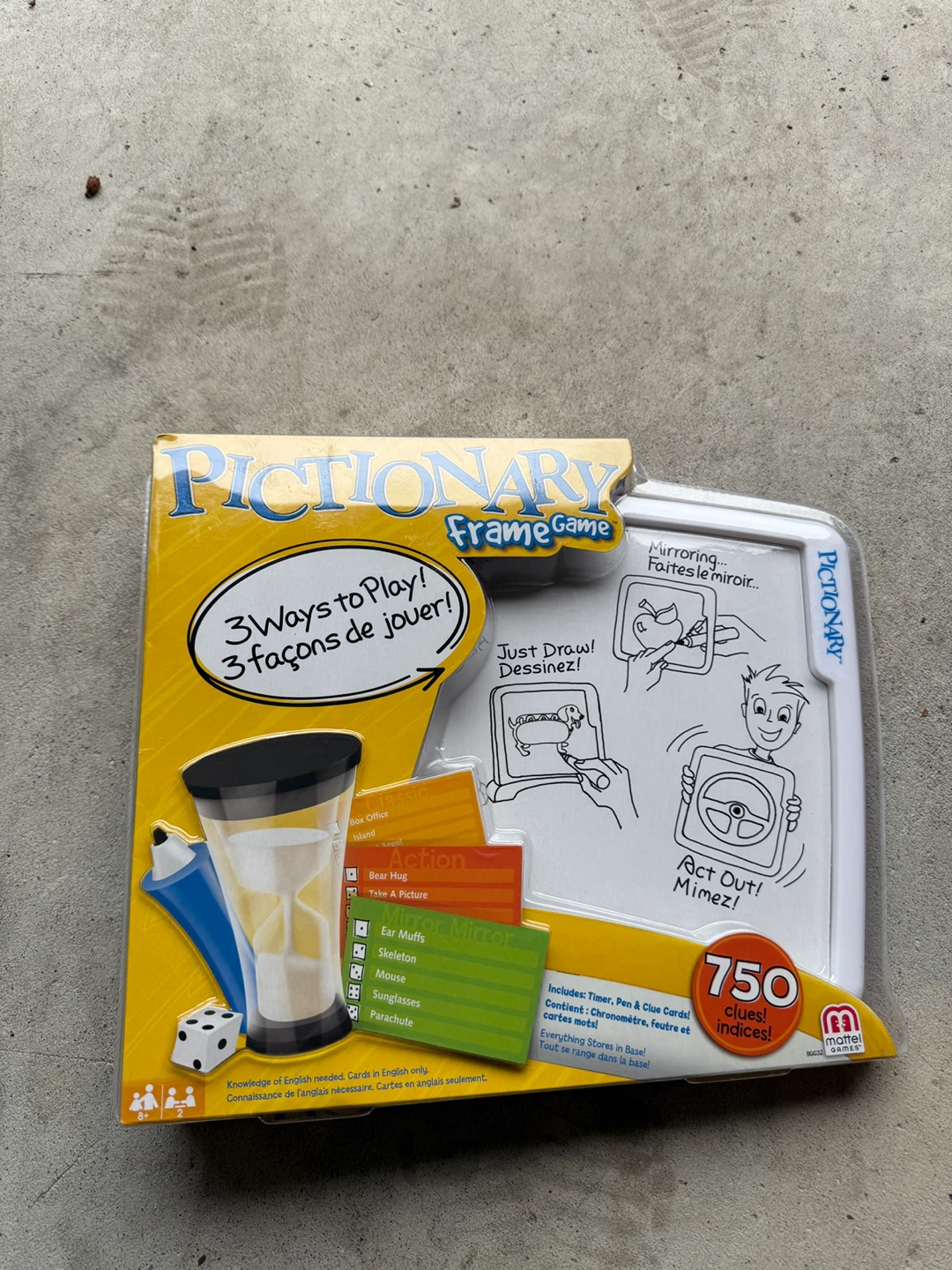 Pictionary Frame Game - Mattel