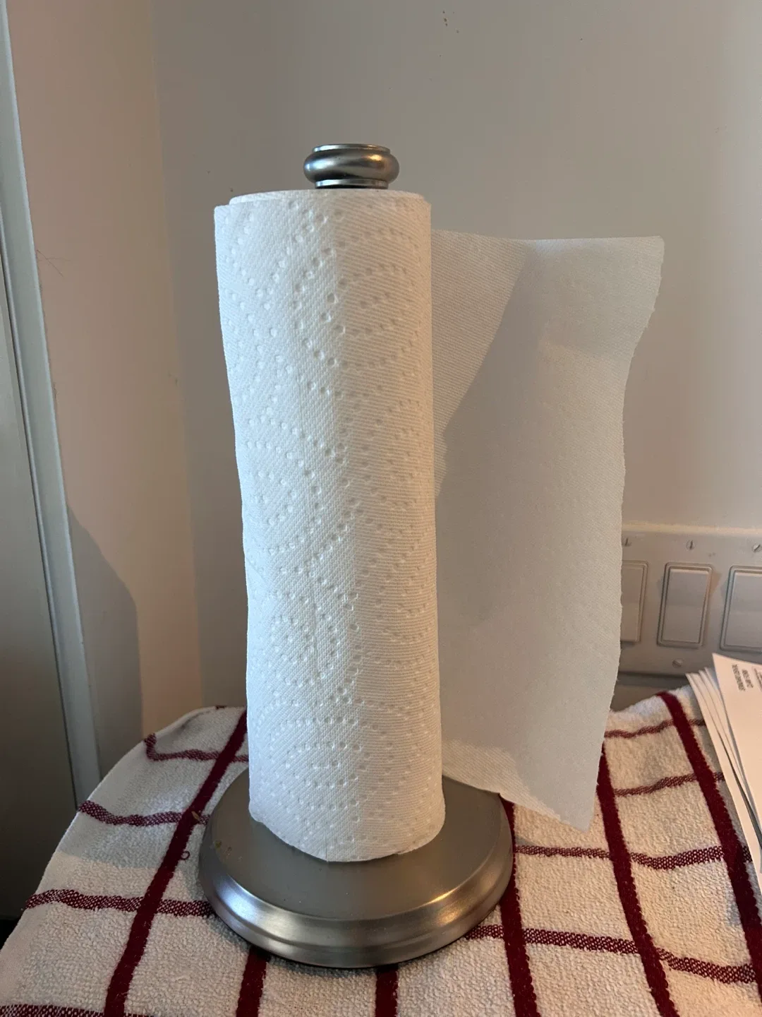 Silver Paper Towel Holder- good quality image indicator(2)