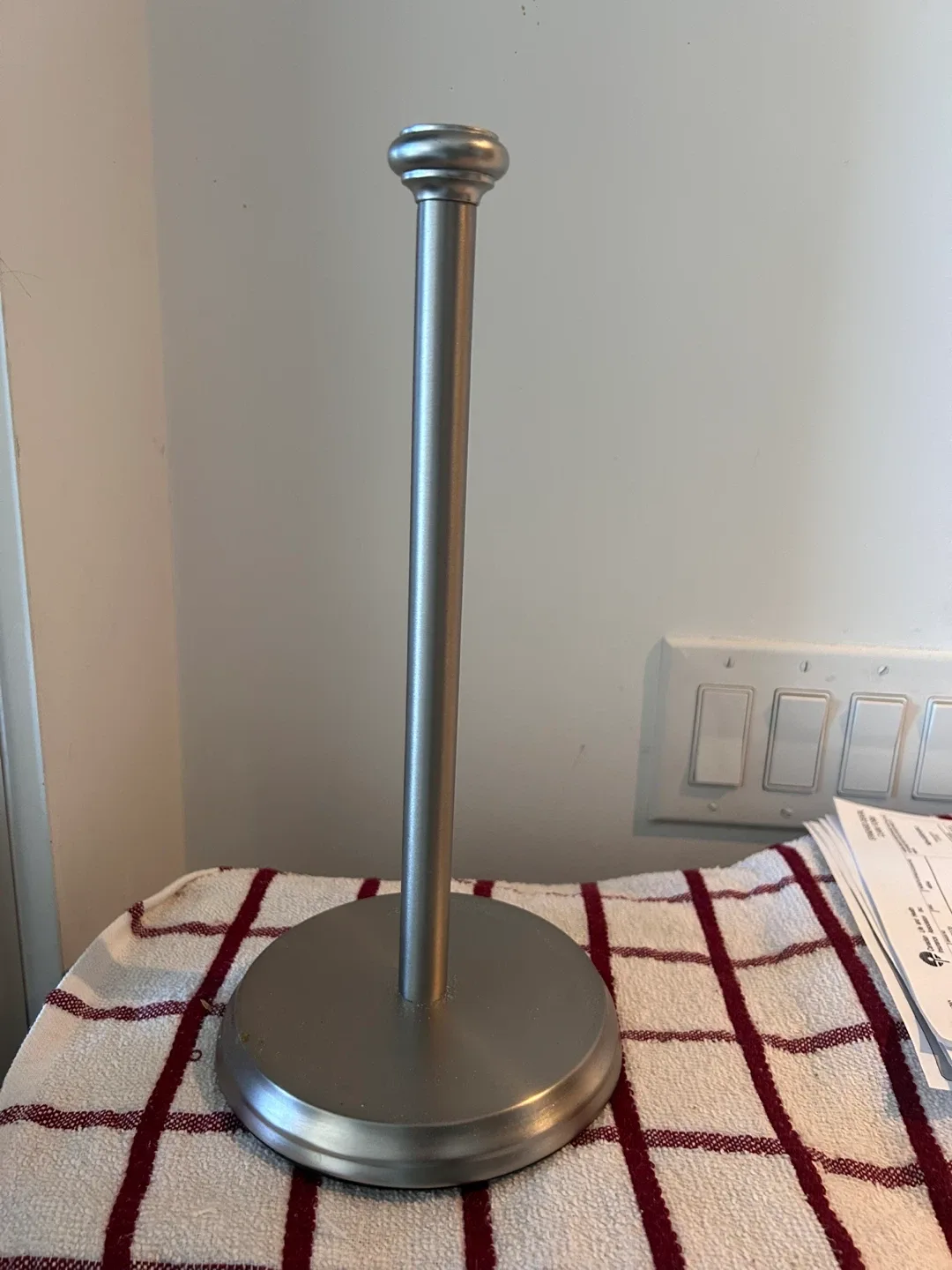 Silver Paper Towel Holder- good quality image indicator(3)