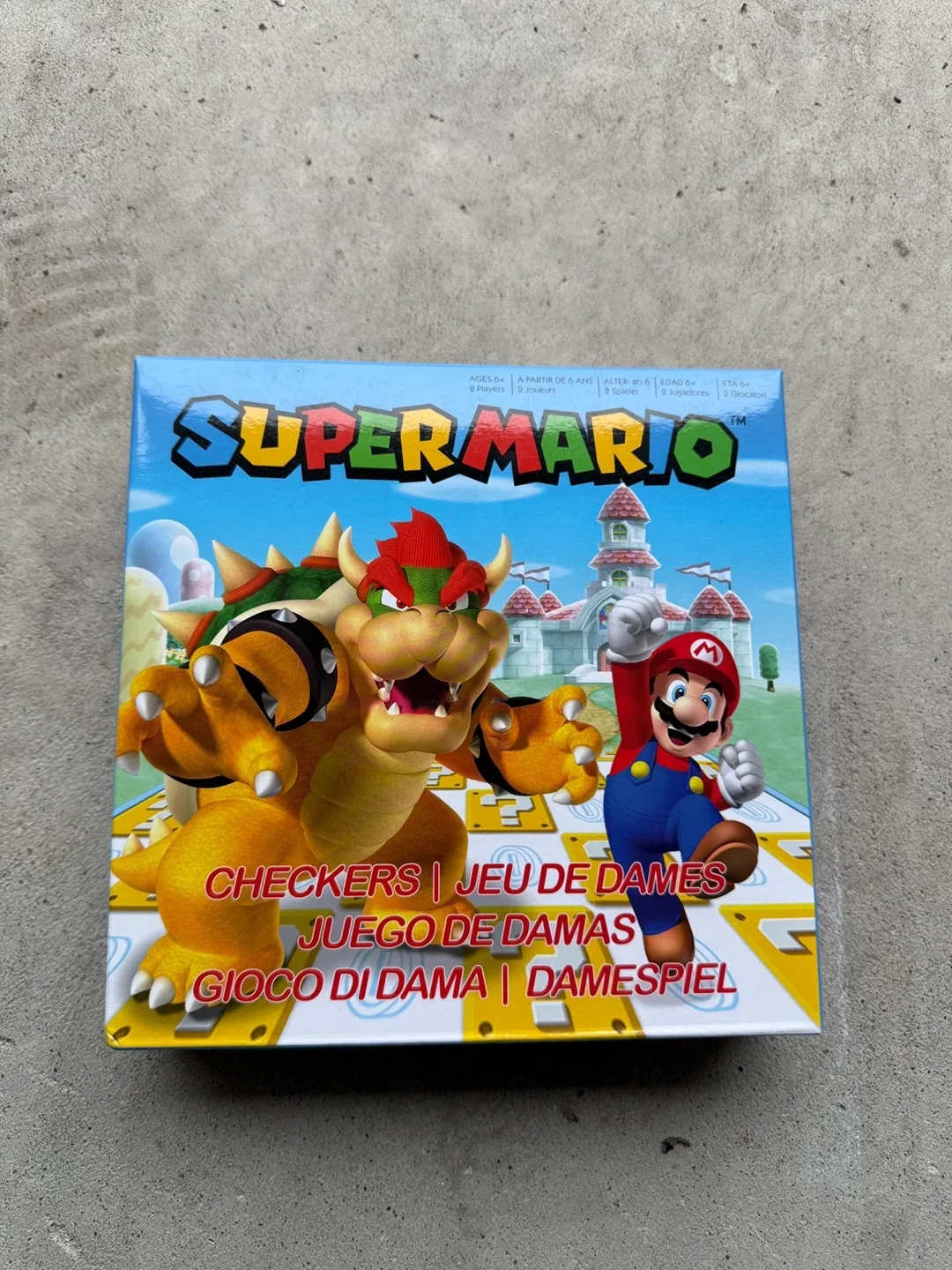 Super Mario Checkers Board Game thumbnail