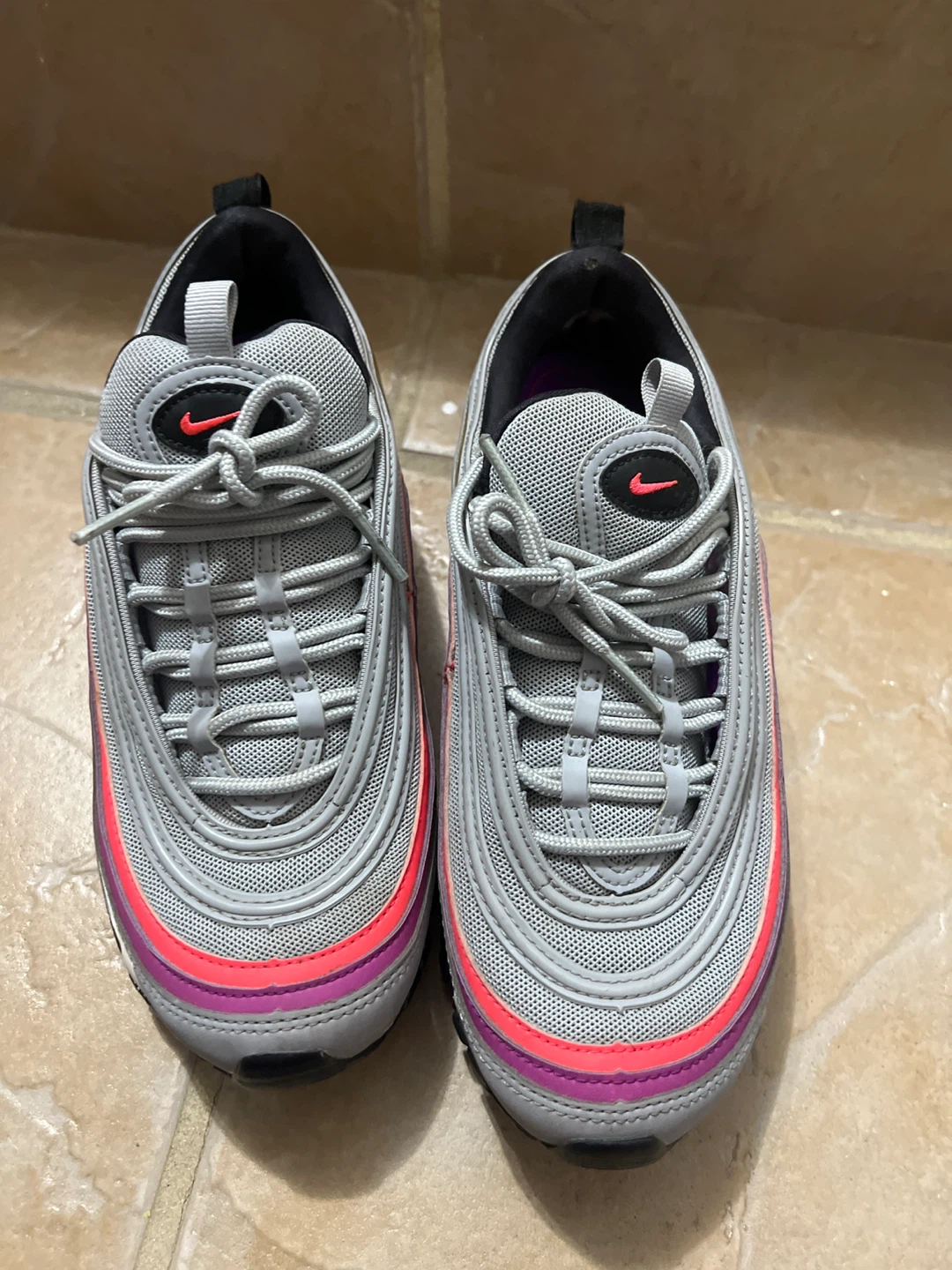 Nike Air Max 97 Gray/Purple Sneakers