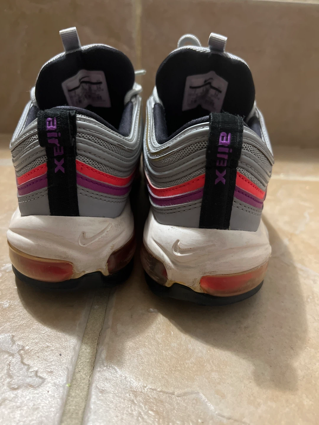 Nike Air Max 97 Gray/Purple Sneakers - photo 3