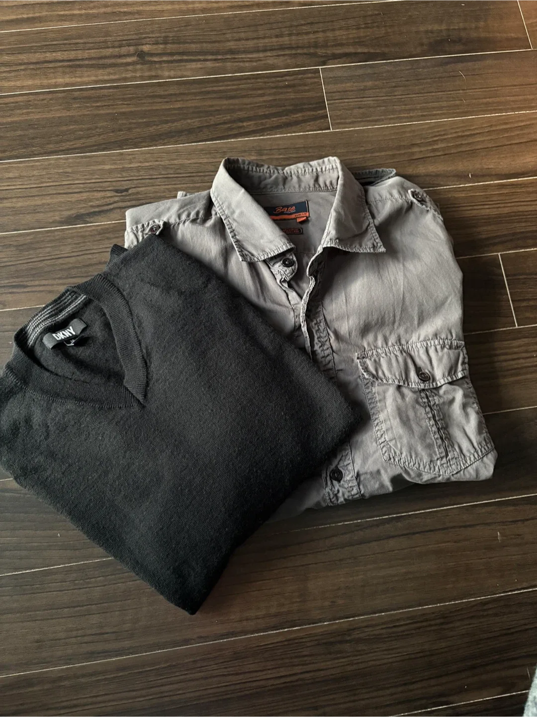 Shirt & DKNY Sweater Bundle