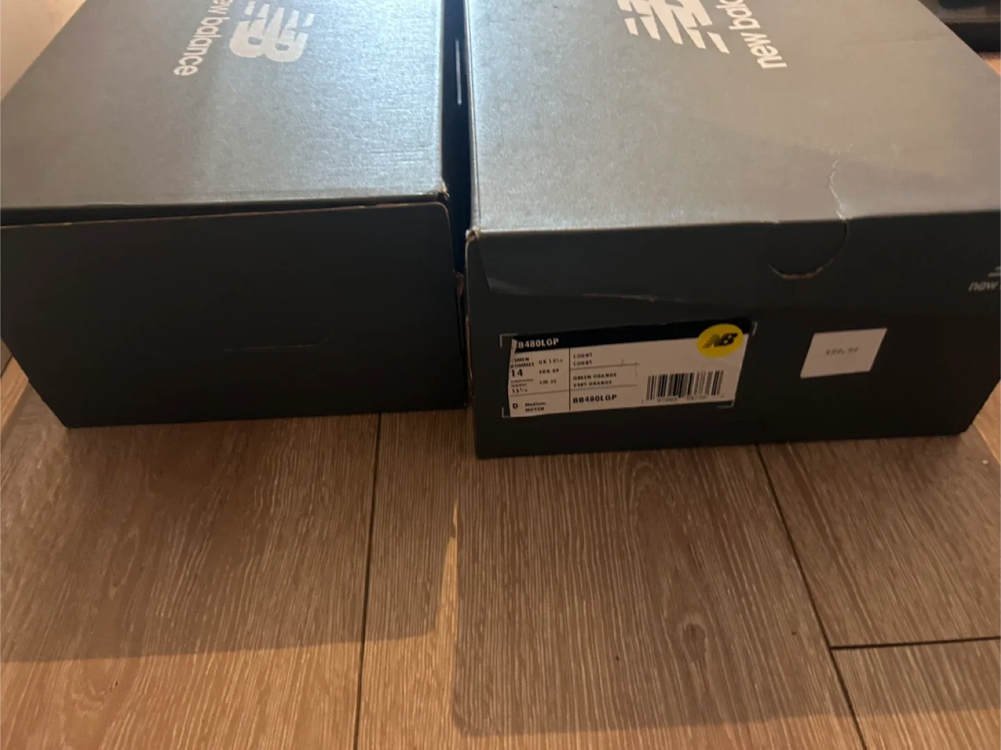 New Balance Size 14&7.5 shoe boxes image indicator(2)