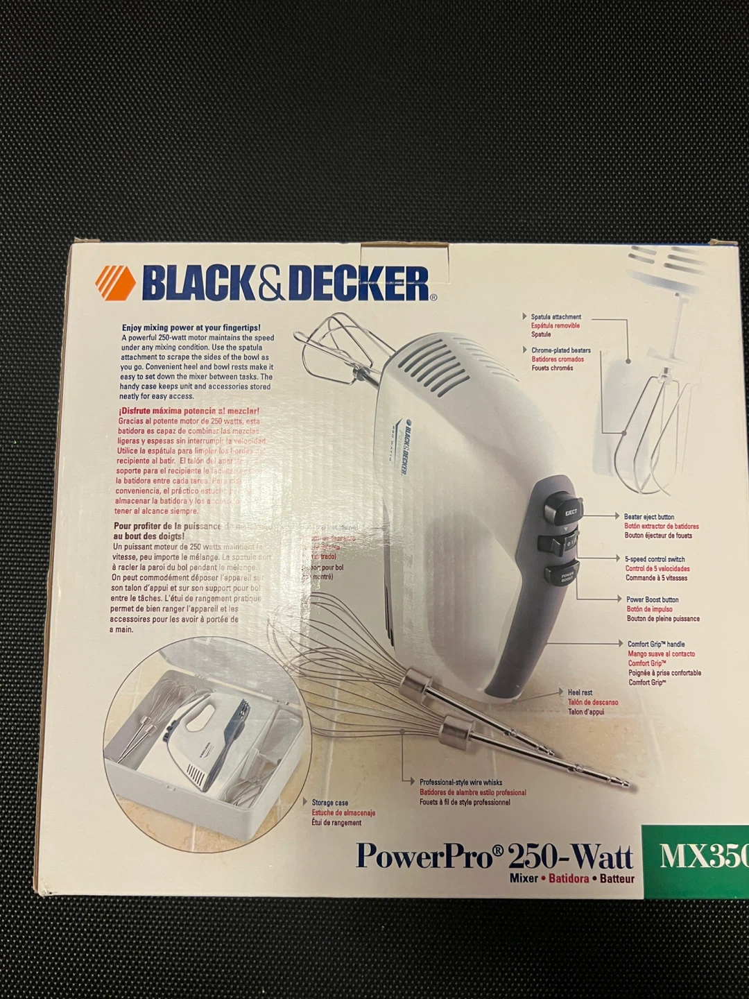 Black & Decker PowerPro MX350 Mixer - NEW - photo 3