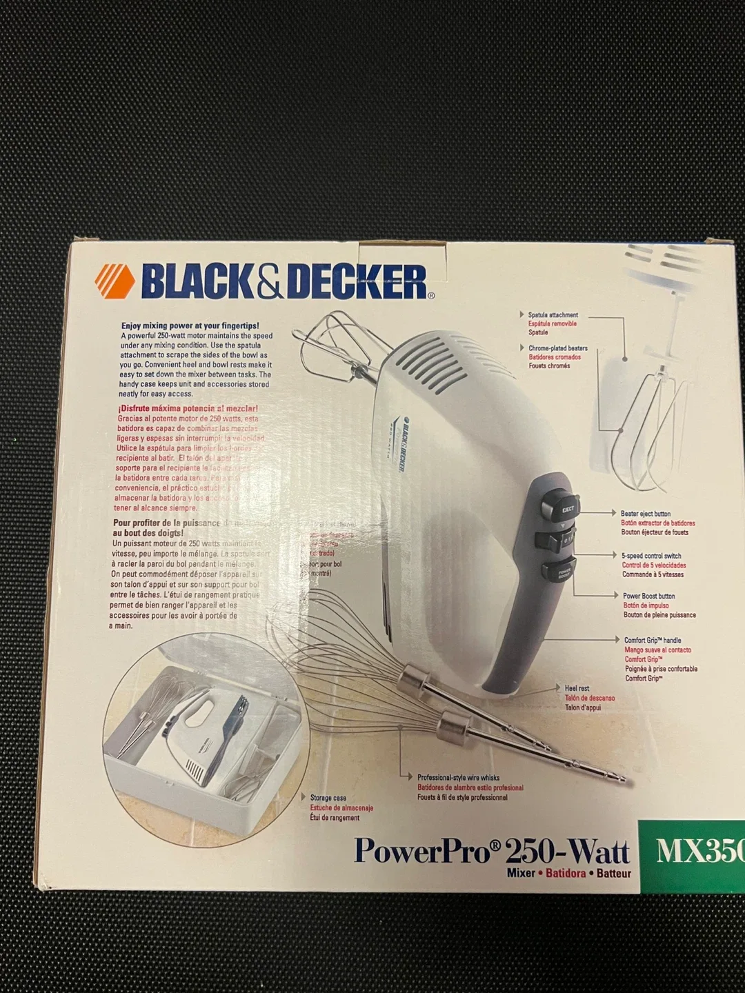 Black & Decker PowerPro MX350 Mixer - NEW image indicator(3)