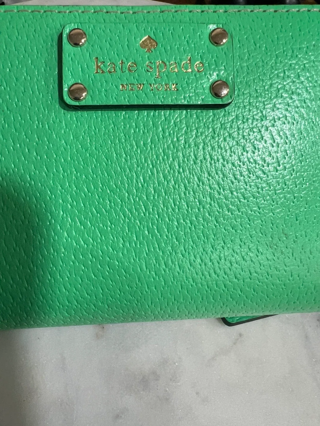 Kate Spade Green Leather Wallet