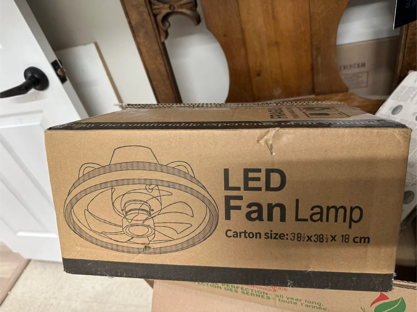 LED Fan Lamp - New in Box