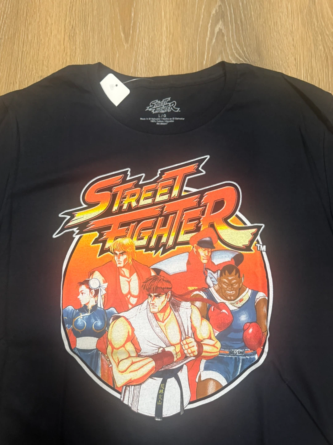 Street Fighter Mens Black T-Shirt Size Large - photo 3