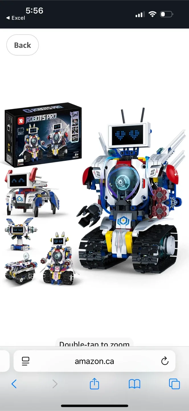 Robots Pro 5 in 1 KY Blocks Robot Building Kit 6+ image indicator(3)