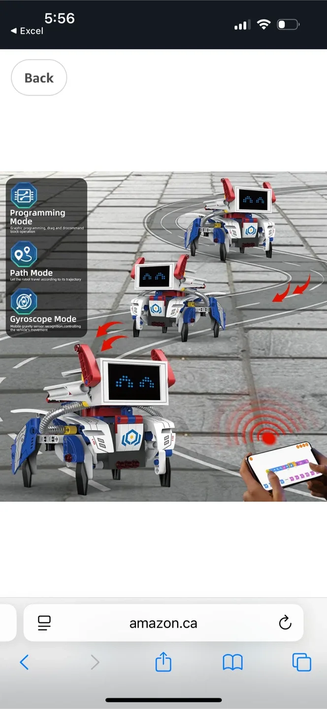 Robots Pro 5 in 1 KY Blocks Robot Building Kit 6+ image indicator(8)