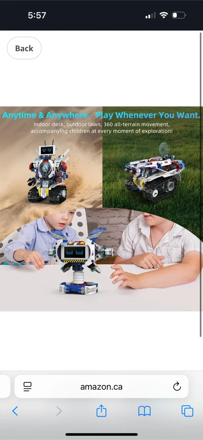 Robots Pro 5 in 1 KY Blocks Robot Building Kit 6+ image indicator(9)