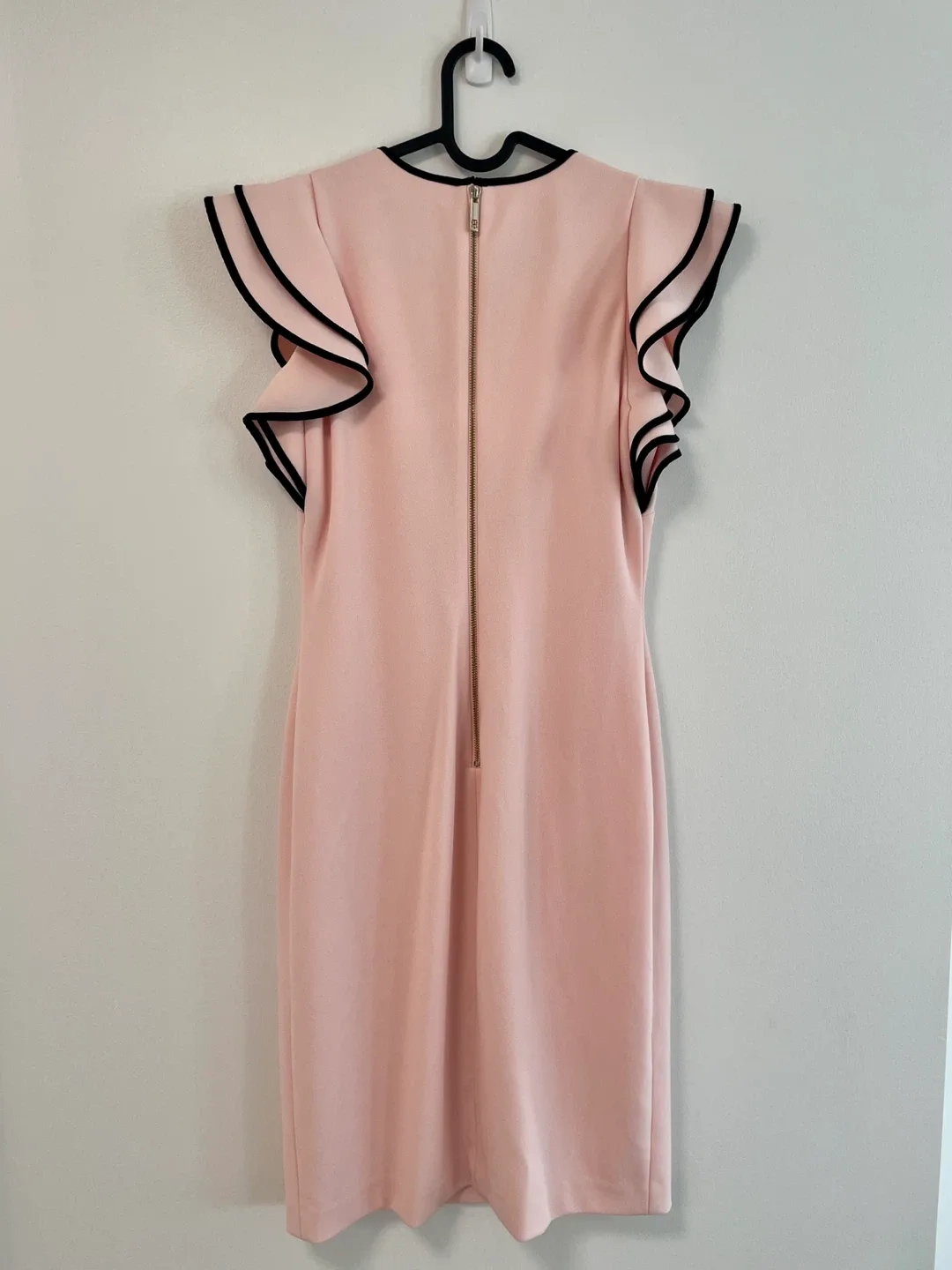 Tommy Hilfiger Pink Ruffle Sleeve Dress - Size 4 image indicator(3)