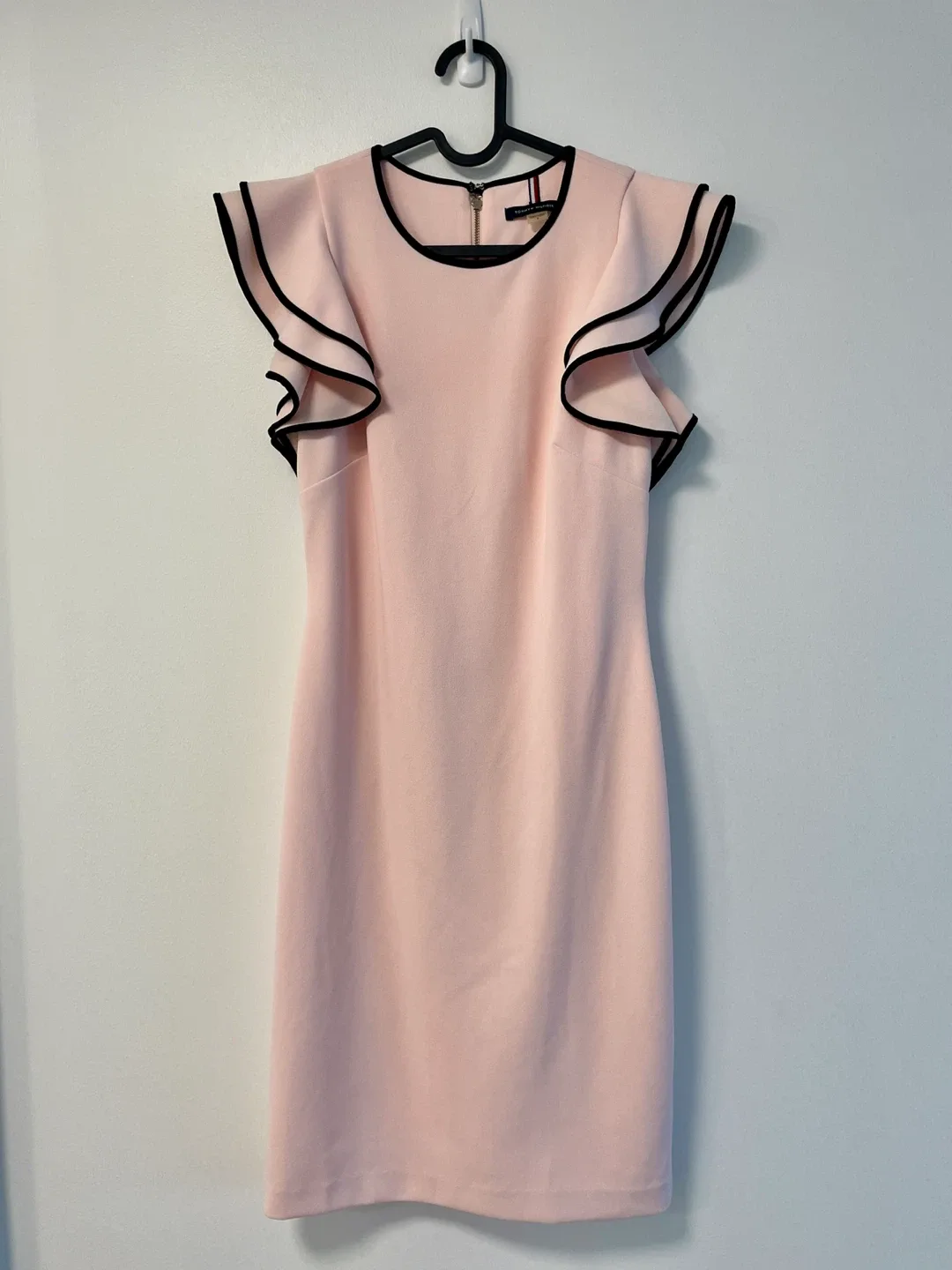 Tommy Hilfiger Pink Ruffle Sleeve Dress - Size 4 image indicator(2)