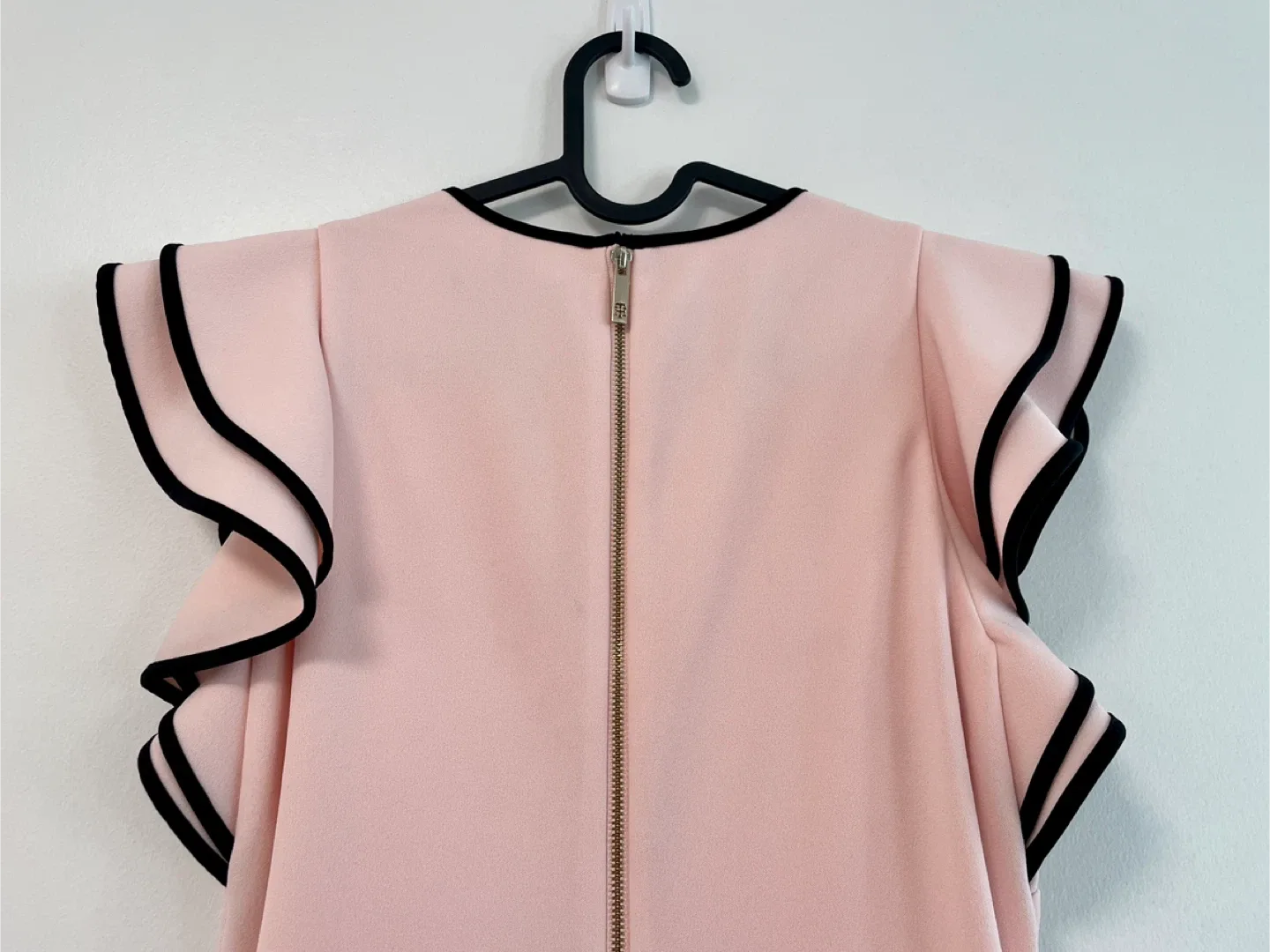 Tommy Hilfiger Pink Ruffle Sleeve Dress - Size 4 image indicator(5)