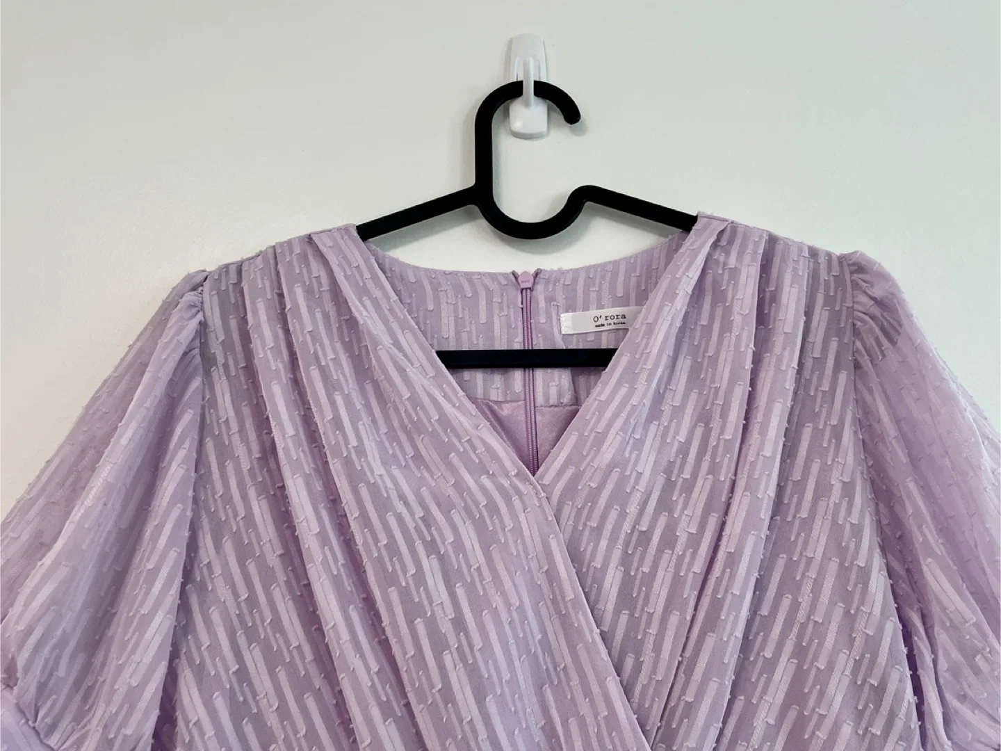 O'rora Lavender Wrap Dress - Size 2 - 4 image indicator(3)