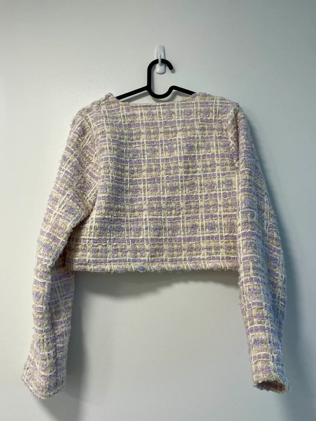 Hinton Tweed Crop Cardigan - Size 2 - 4 image indicator(2)