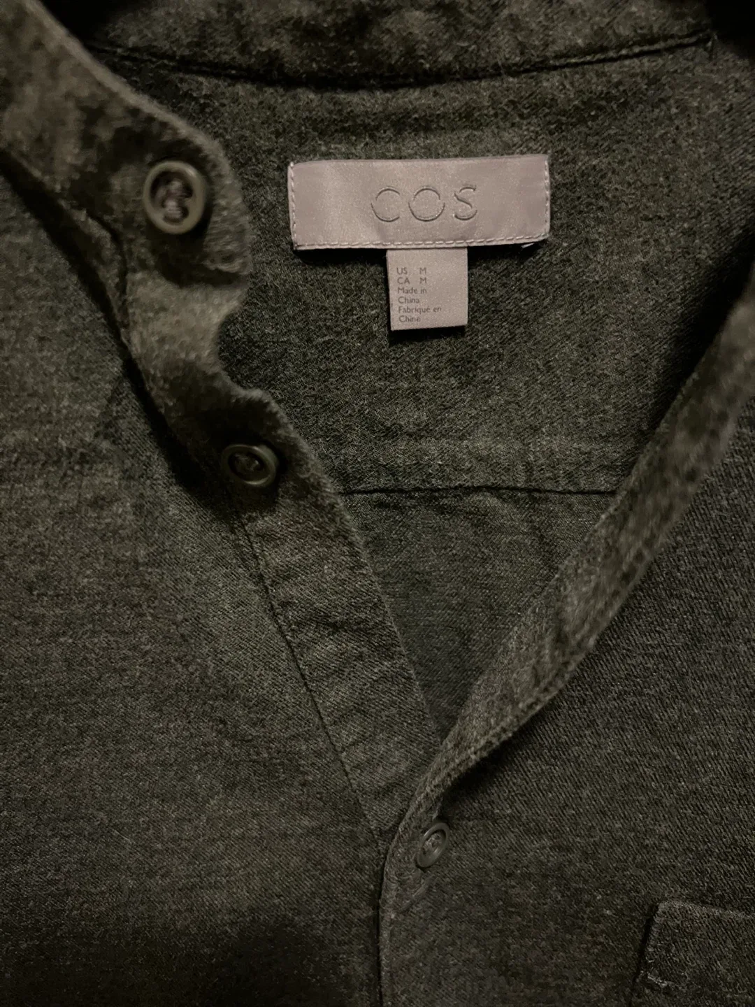COS Long Sleeve Shirt - Size M thumbnail