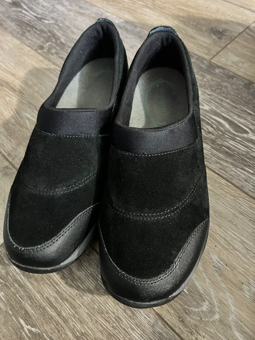 Easy Spirit Black Suede Leather Shoes - Size 9
