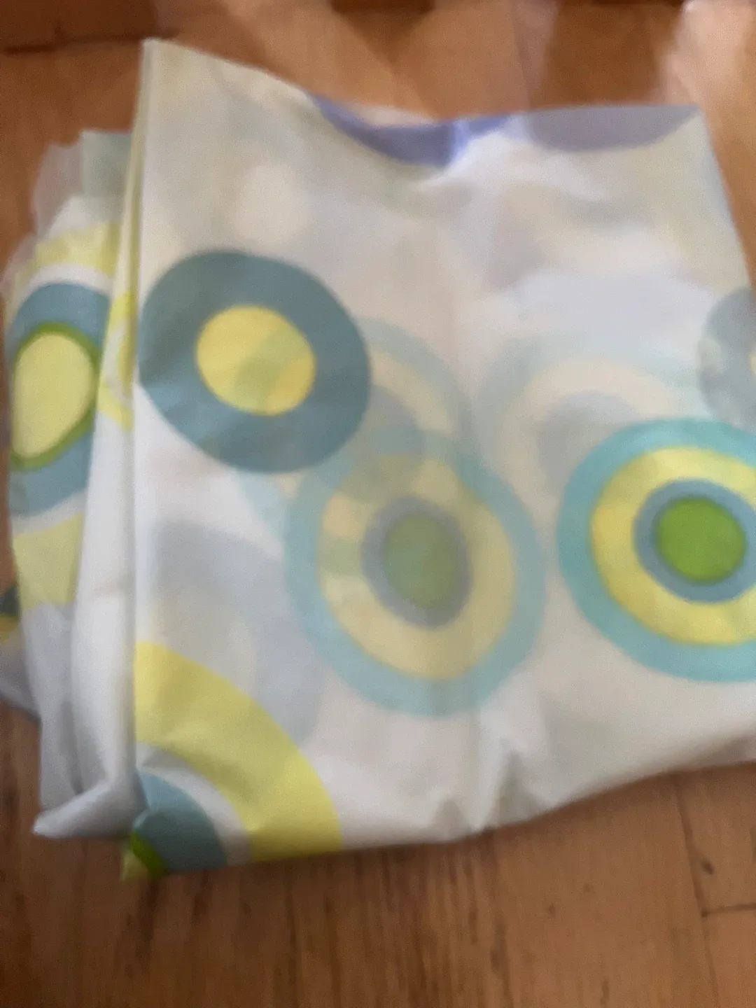 #freecycle Shower Curtain with Circle Pattern thumbnail