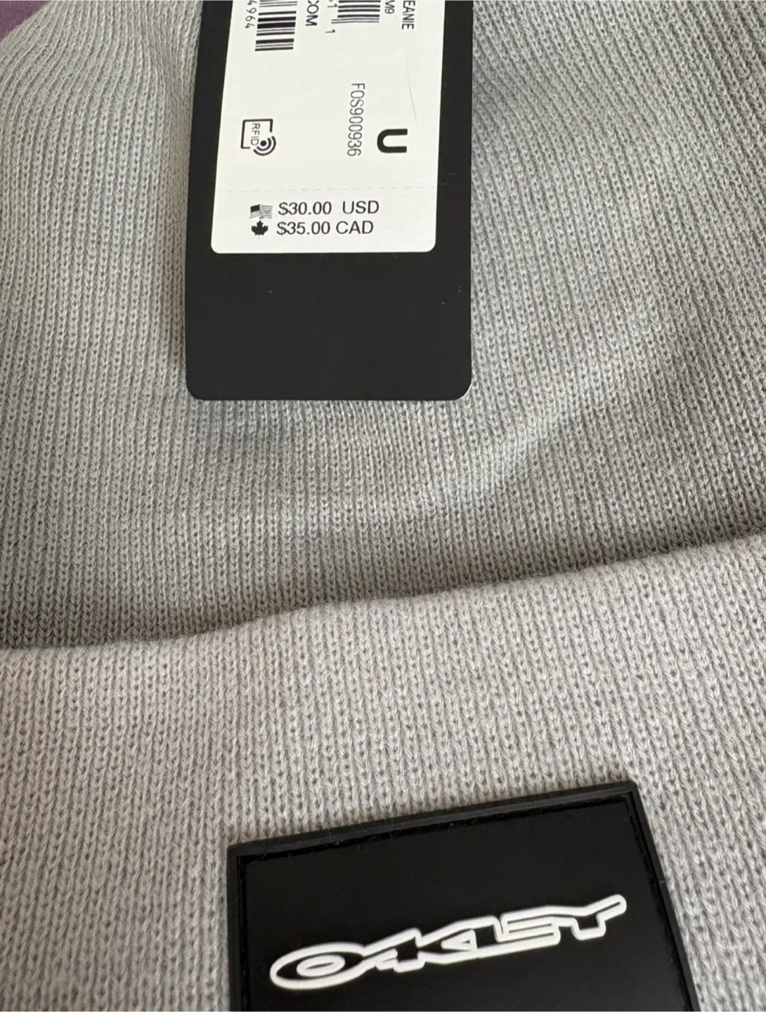 Unisex Oakley Stretch Logo Beanie image indicator(3)