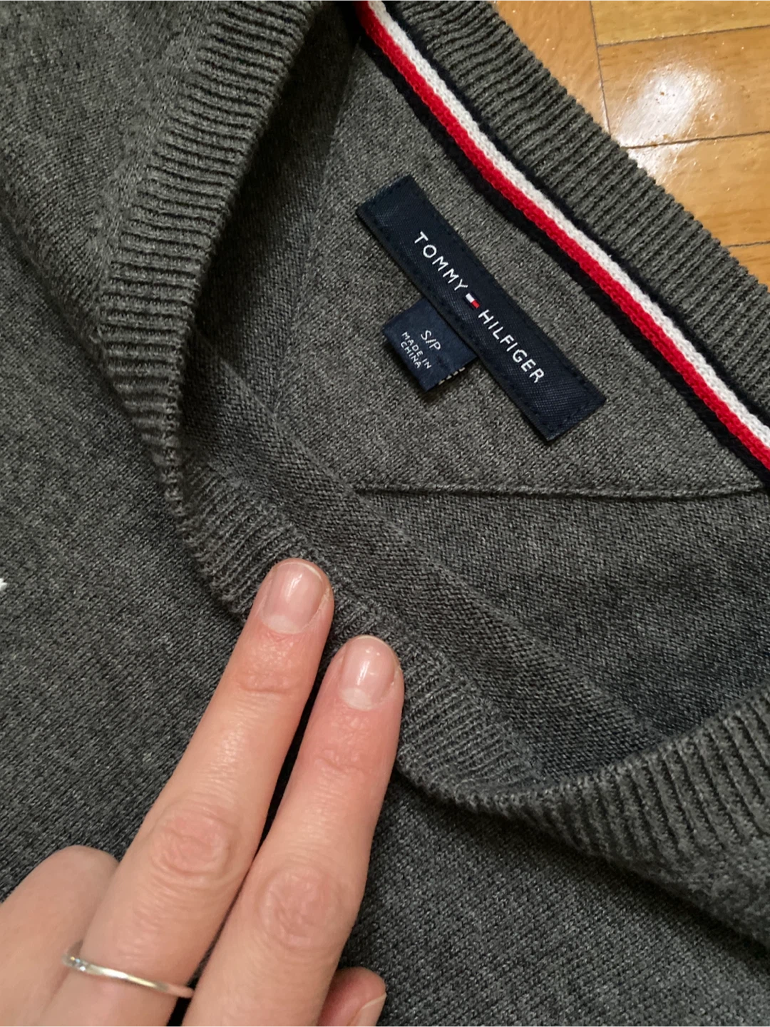 Tommy Hilfiger Grey Sweater - Size S