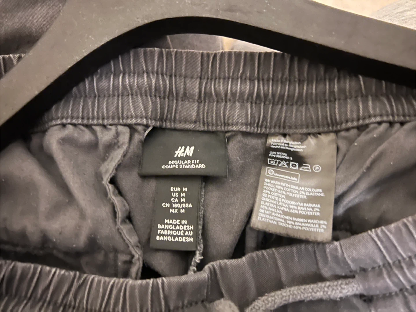 H&M Grey Jogger Pants - Size M - photo 2