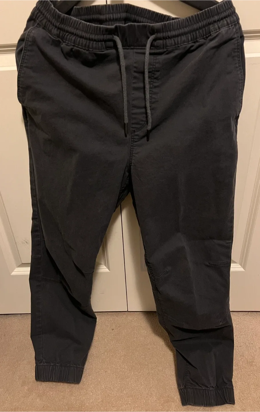 H&M Grey Jogger Pants - Size M thumbnail