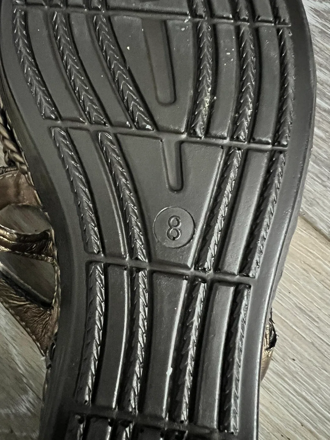 TrueSpirit Bronze Embellished Sandals - Size 8 image indicator(3)