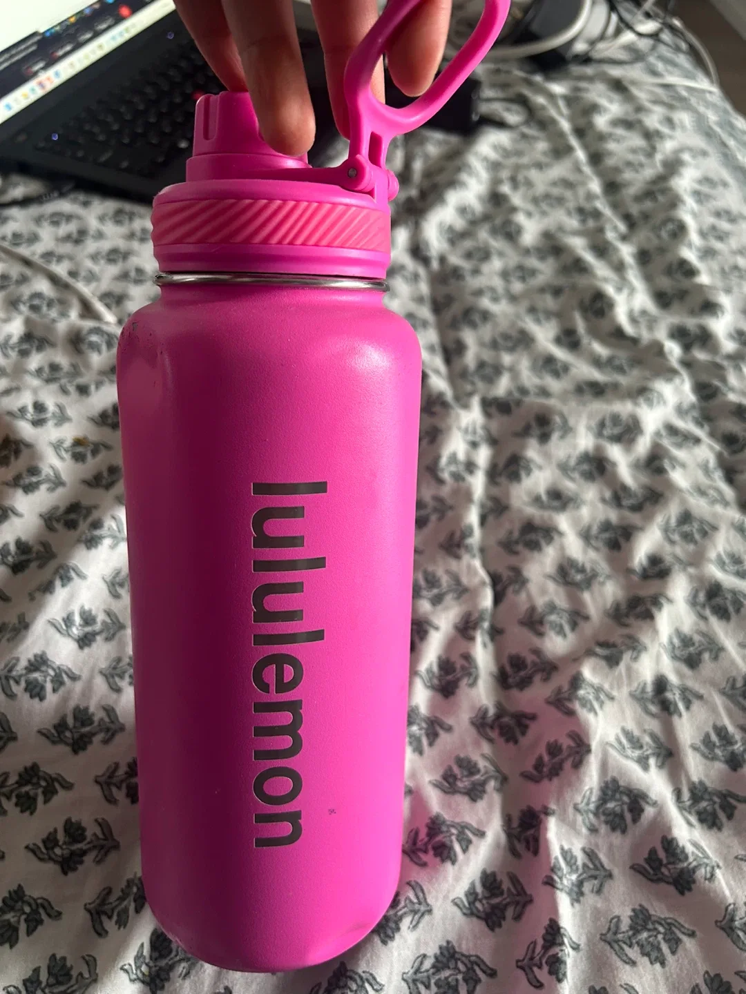 Lululemon Pink Water Bottle-32oz thumbnail