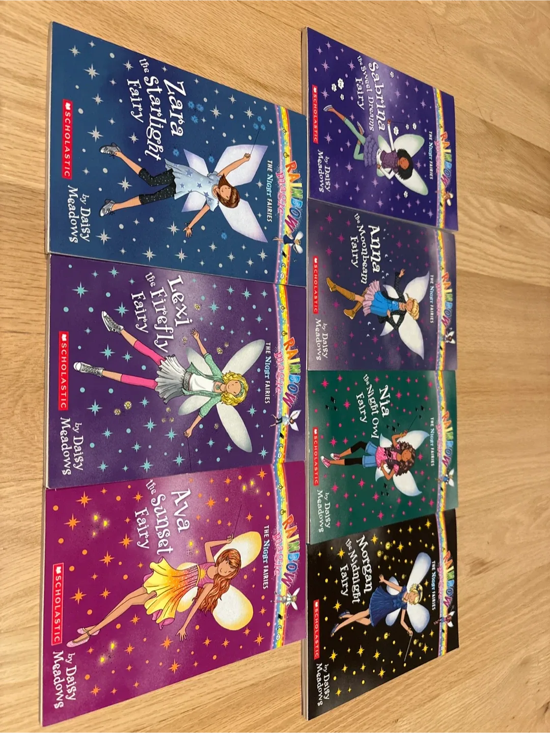 Rainbow Magic The Night Fairies Books 1-7 thumbnail