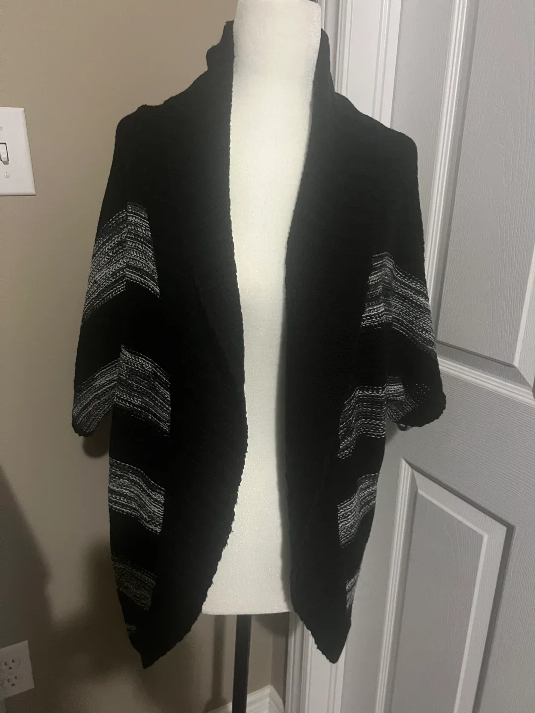 Black Striped Cardigan thumbnail