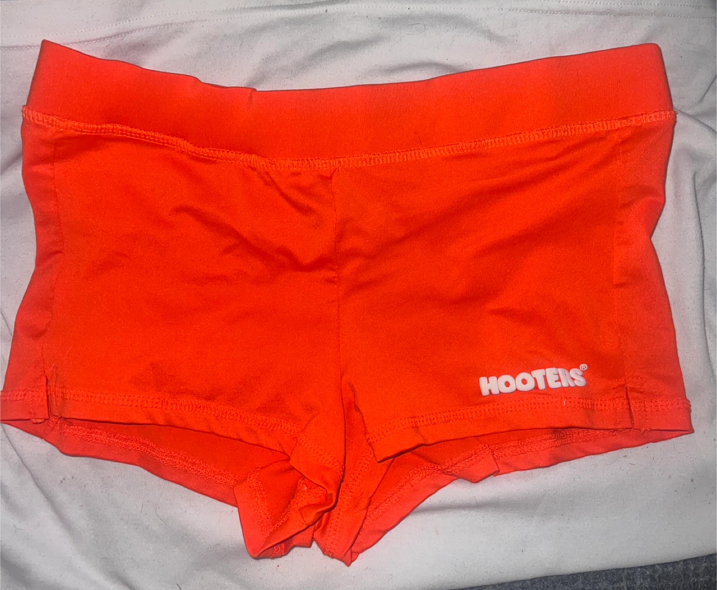 Hooters Orange Shorts Size S