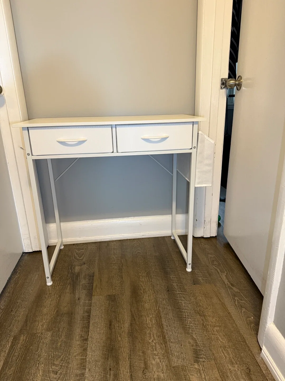 White Desk with Drawers thumbnail